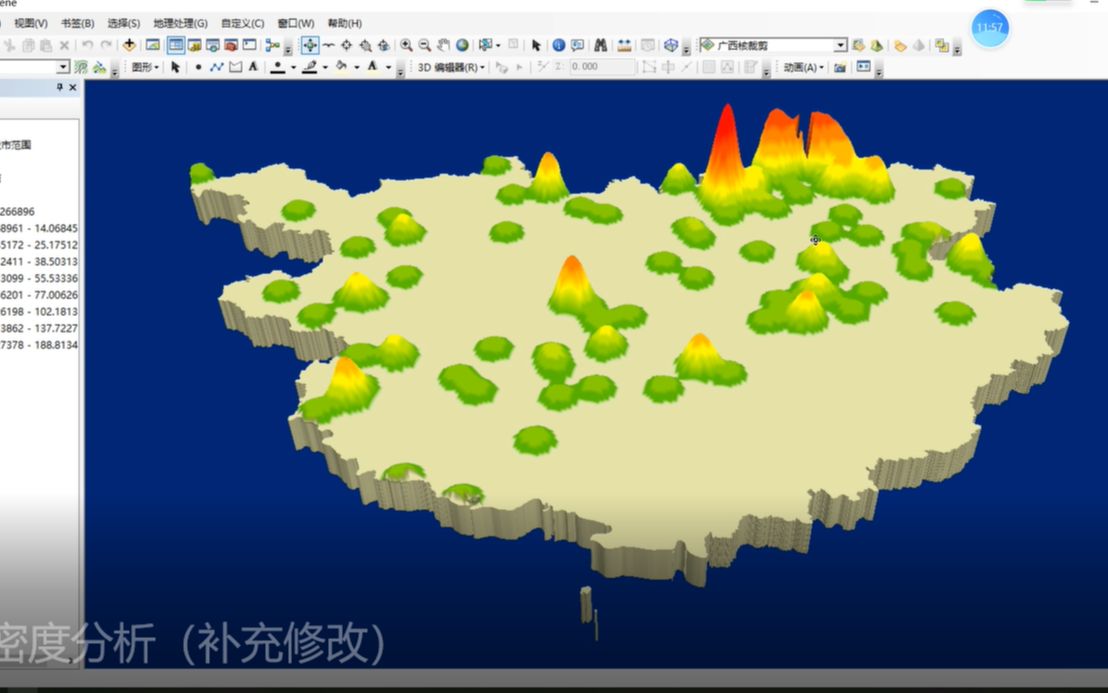 核密度分析(补充修改)哔哩哔哩bilibili