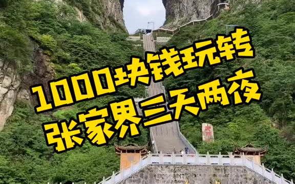 经典的张家界旅游攻略终于来了! 天门山玻璃桥哔哩哔哩bilibili