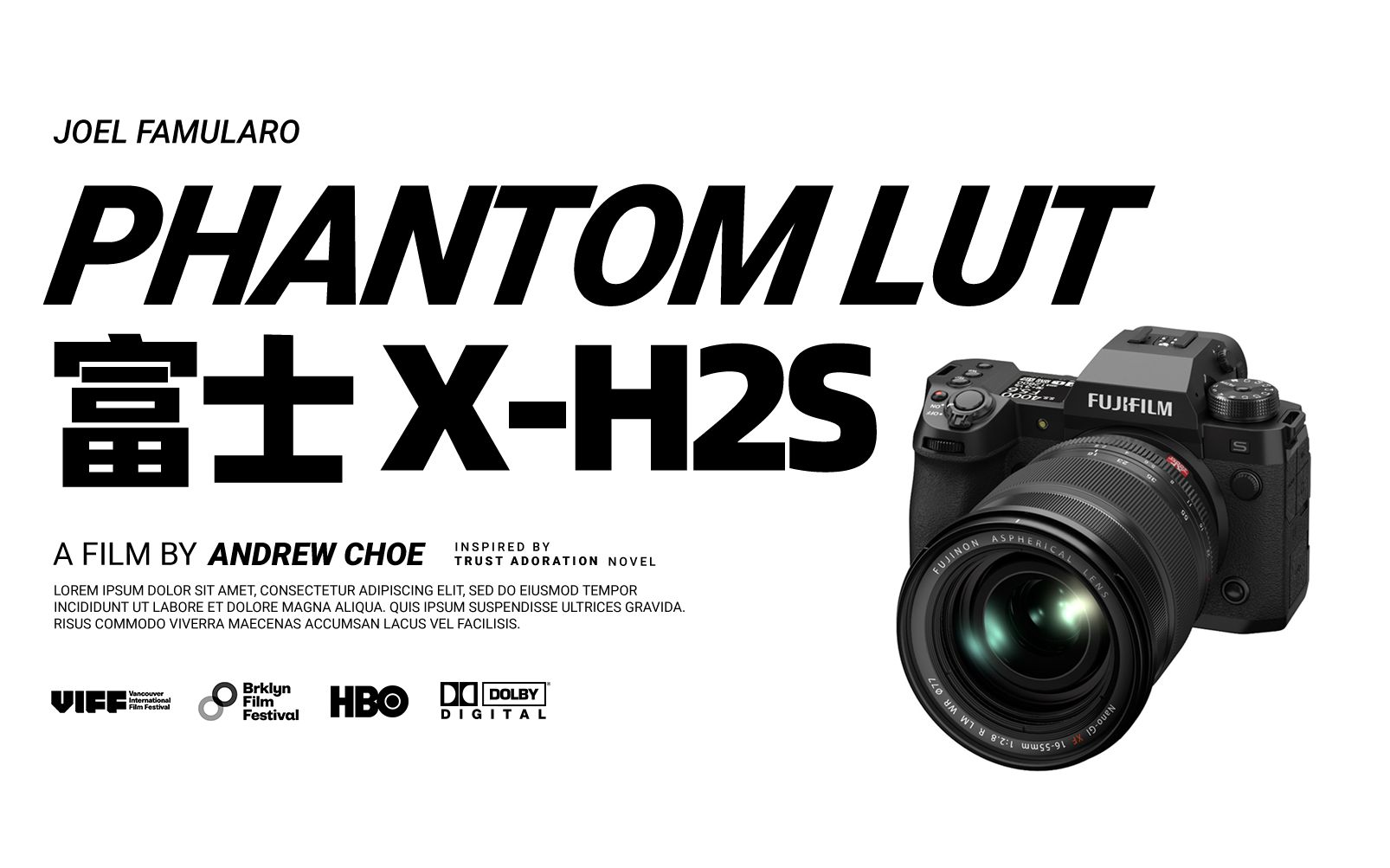 富士XH2S转阿莱色彩 PHANTOM LUTS For FUJIFILM XH2S Flog2哔哩哔哩bilibili