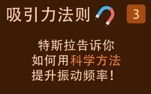 下载视频: 【吸引力法则】【中字】特斯拉告诉你如何用科学的方法提升振动频率！