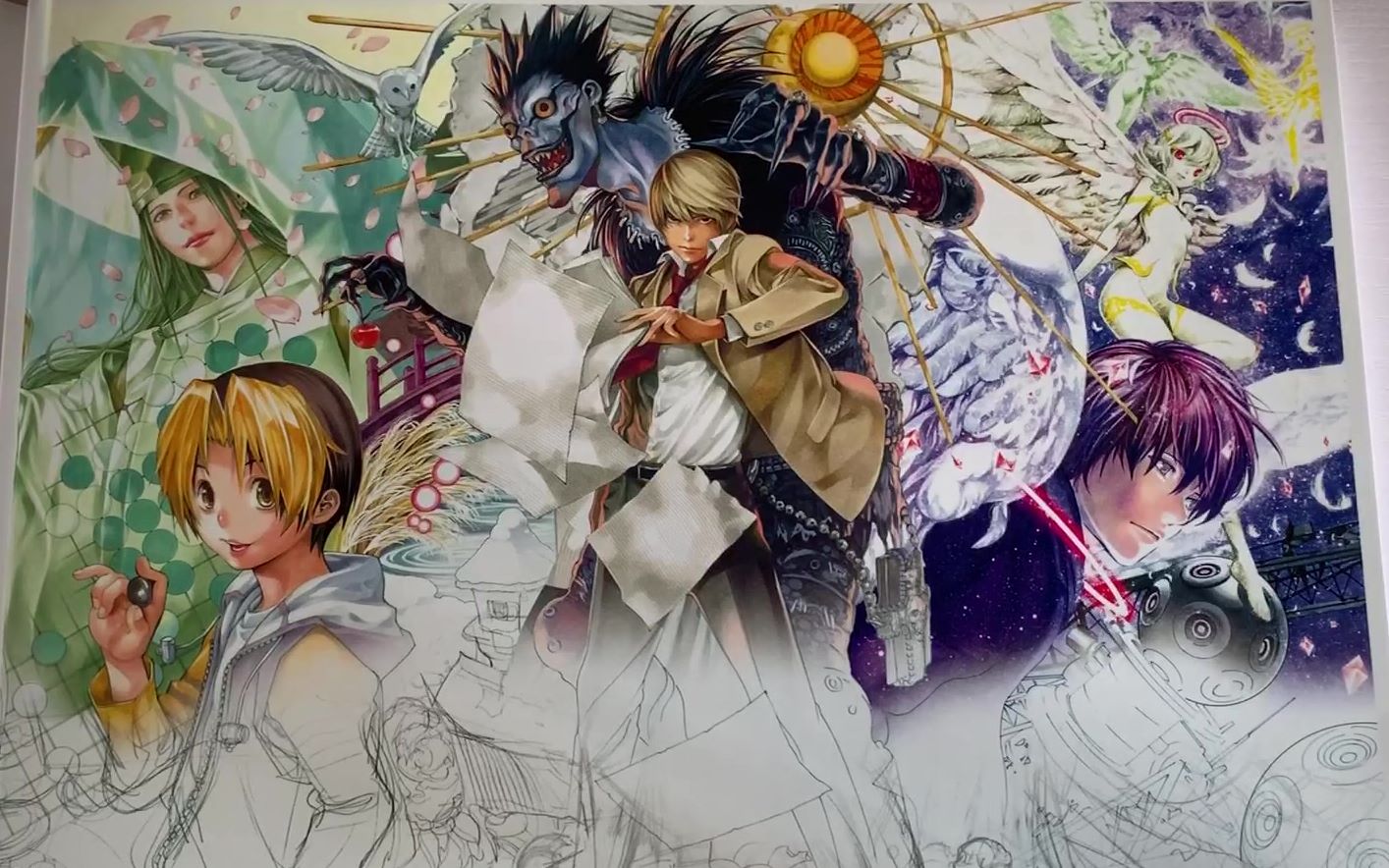 小畑健30th展会场限定画册分享_哔哩哔哩_bilibili