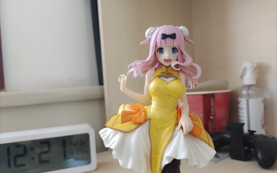 【手办开箱】taito 辉夜大小姐想让我告白 藤原千花 旗袍 开箱!