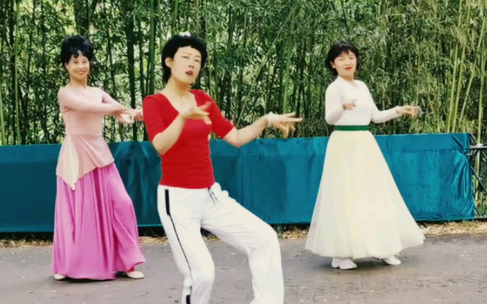 北京紫竹院公园,杜老师舞蹈队表演舞蹈我曾用心爱着你,活力四射!