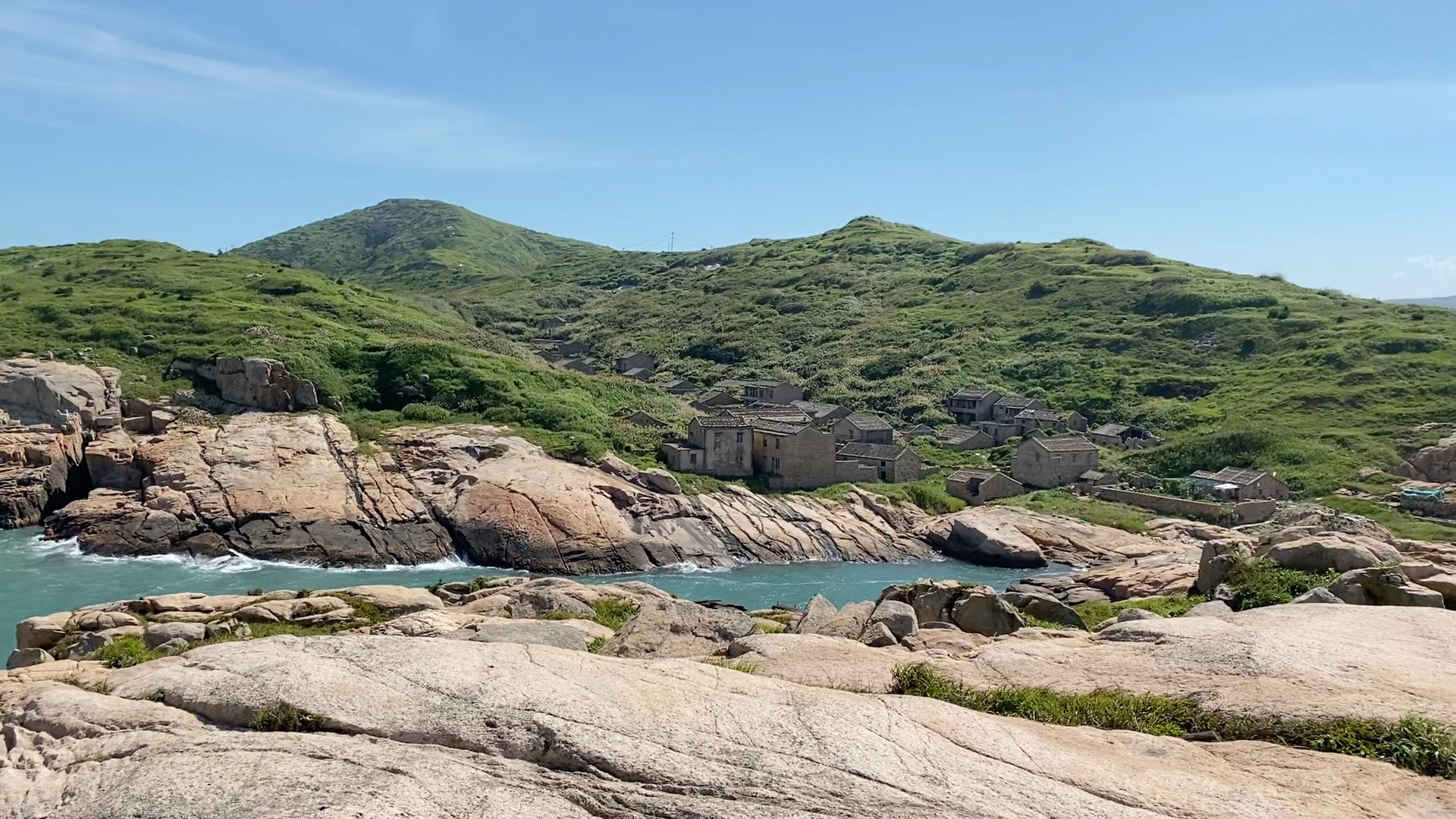 浙江省美丽的青浜岛