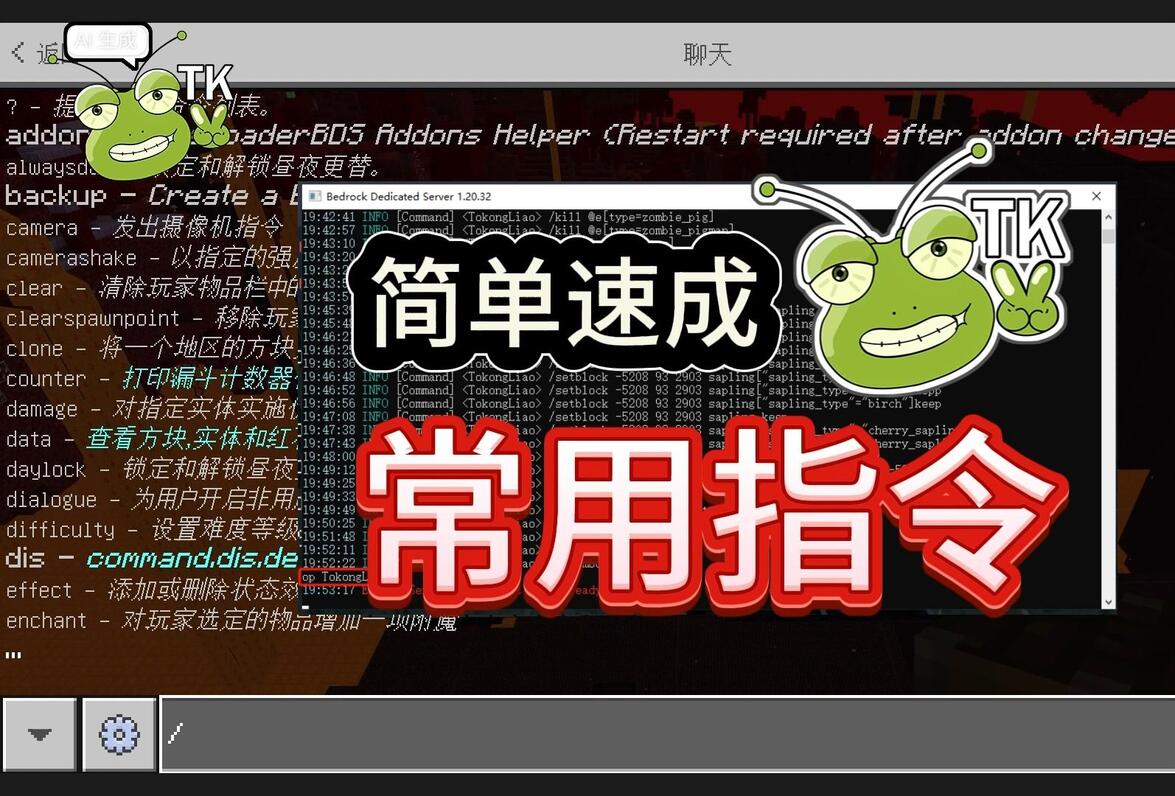 【常用指令】什么方面指令都有·我的世界命令 - 哔哩哔哩