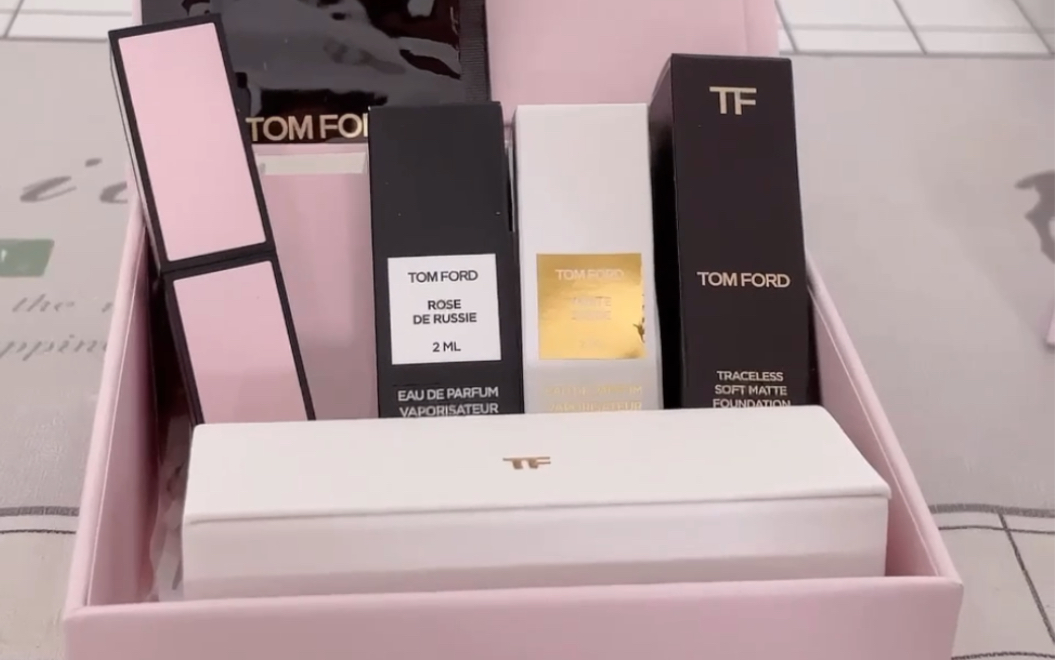 Tomford粉管限定52号色开箱!(之前发过一个一样的视频,换了bgm)哔哩哔哩bilibili