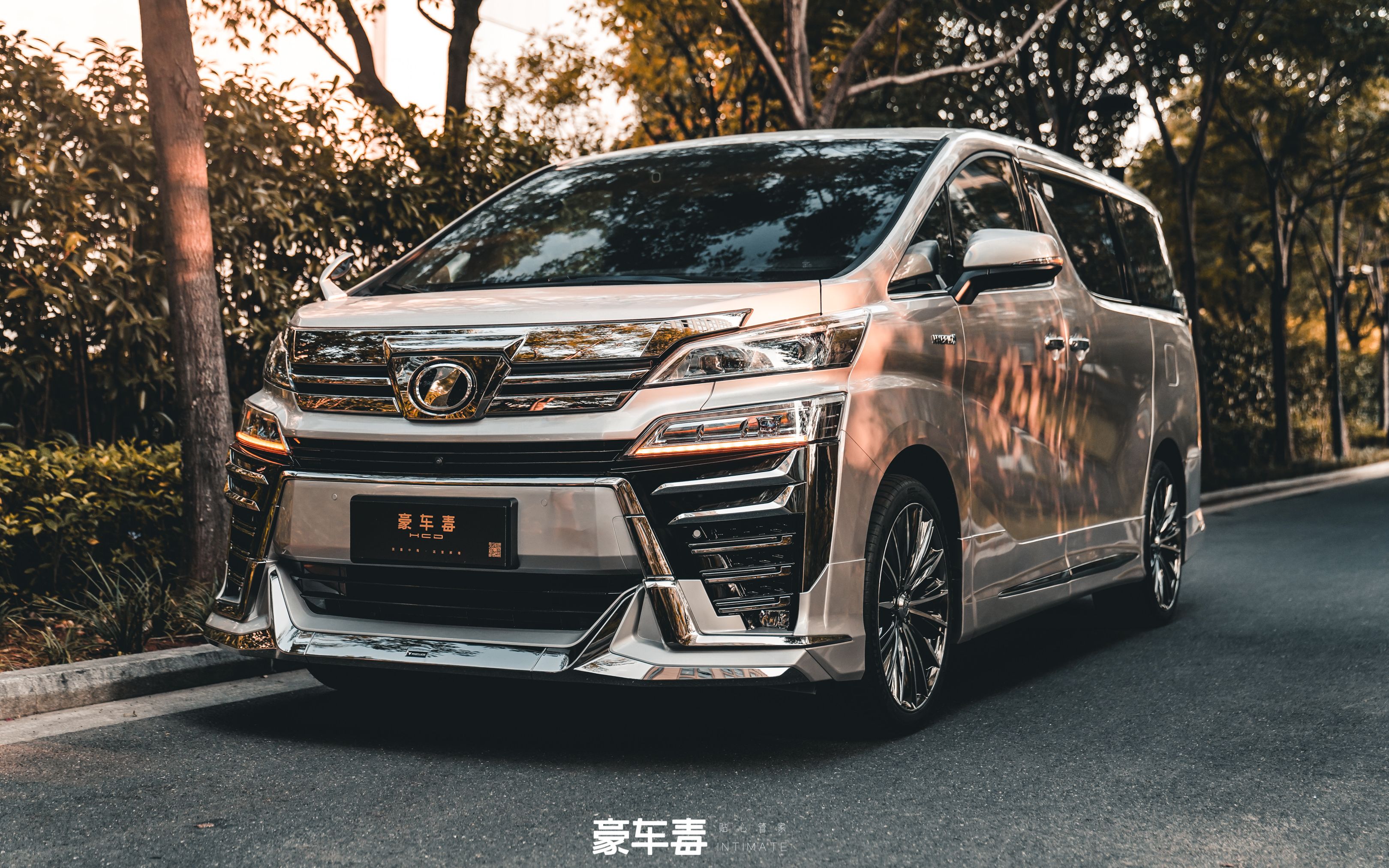 最科技感的丰田威尔法——流光银 极致改装