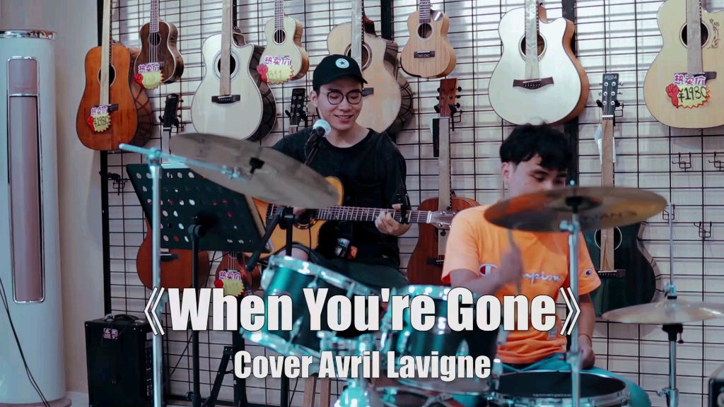 [图]艾薇儿Avril Lavigne经典歌曲《When You're Gone》吉他弹唱翻唱