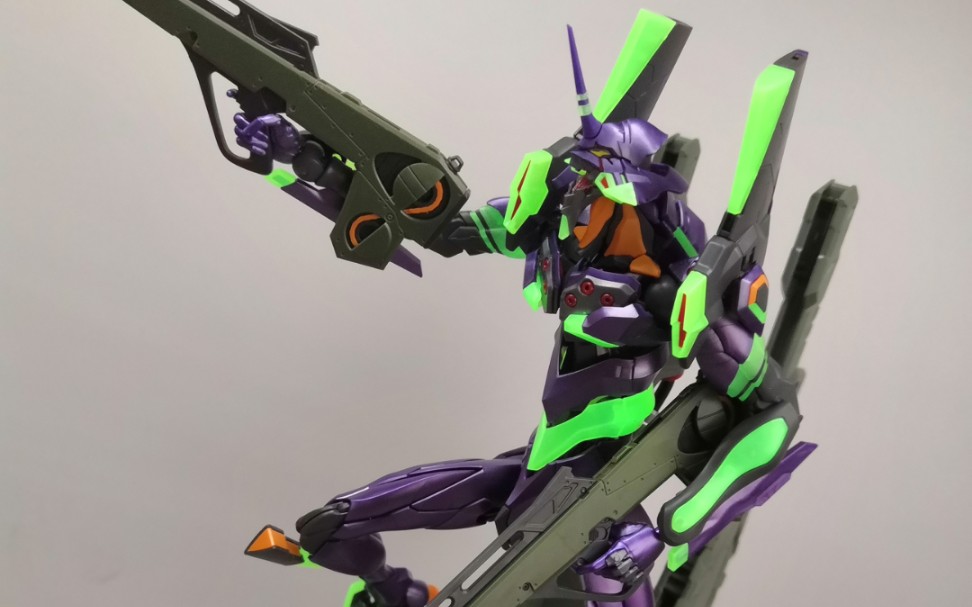 [万代]rg网络限定夜战版本eva初号机简单把玩