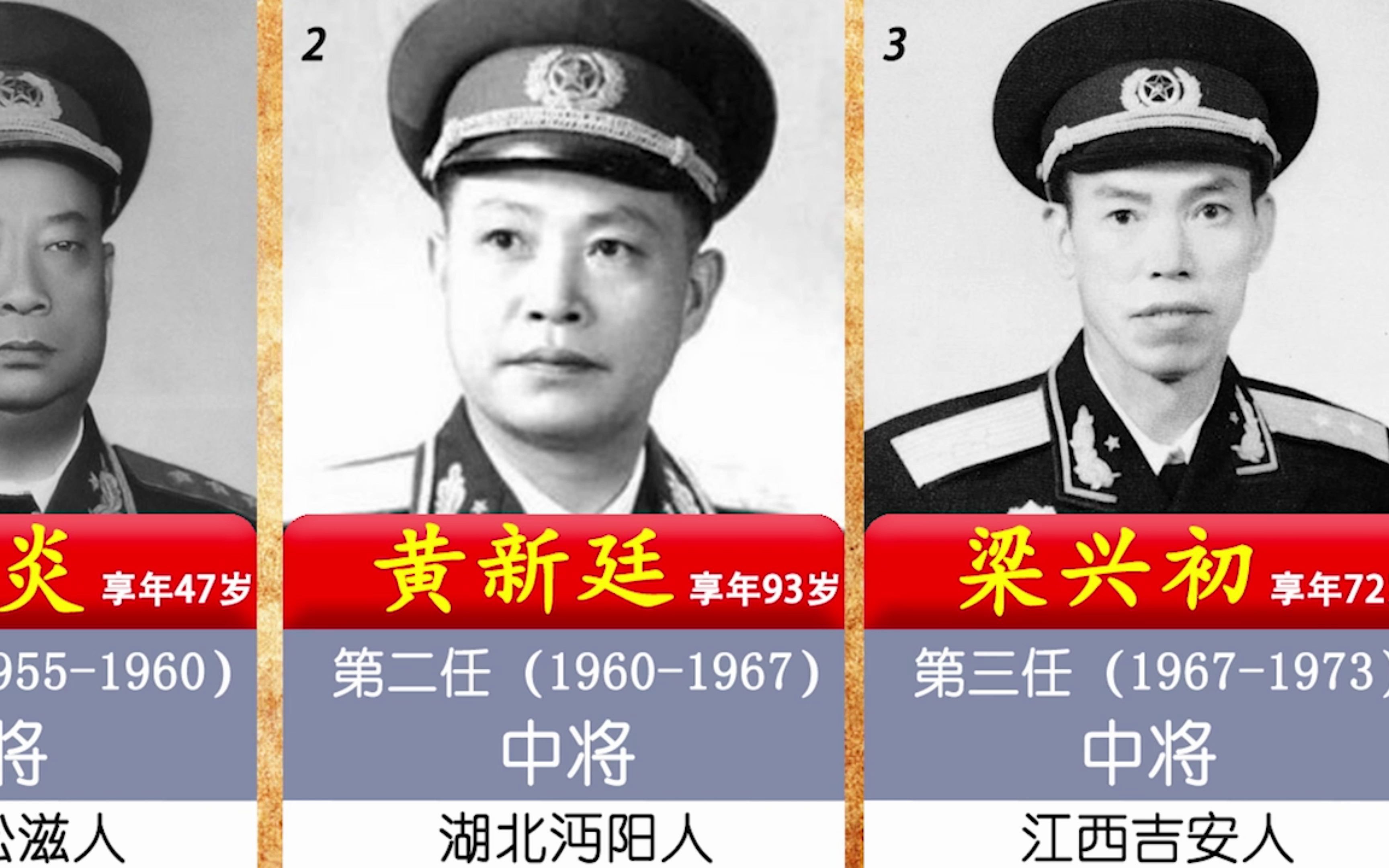 10位成都军区司令员,看看都是谁?都授予了什么军衔?哔哩哔哩bilibili