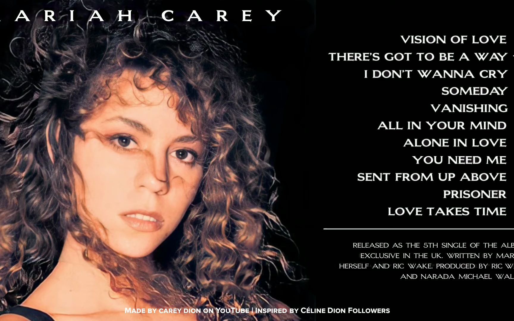 [图]玛丽亚凯莉1990年第一张同名专辑 Mariah Carey Debut Album