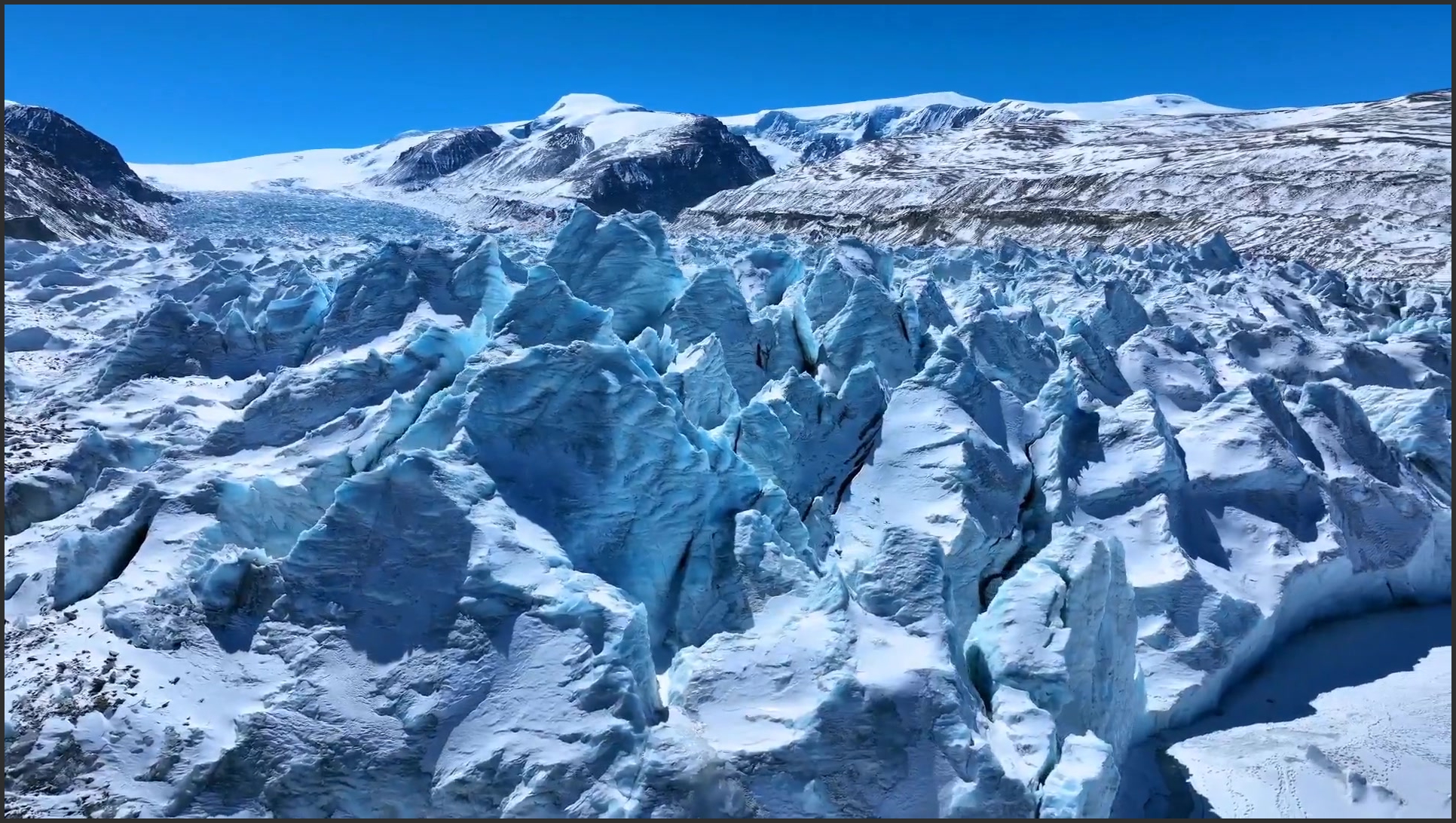 直接把我震撼了,西藏原来有这么美的地方#40冰川#西藏 #措嘉冰川#西藏