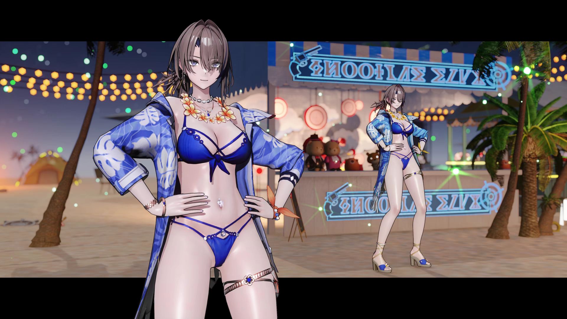 【深空之眼MMD】埃克什瓦（泳装）：whiplash