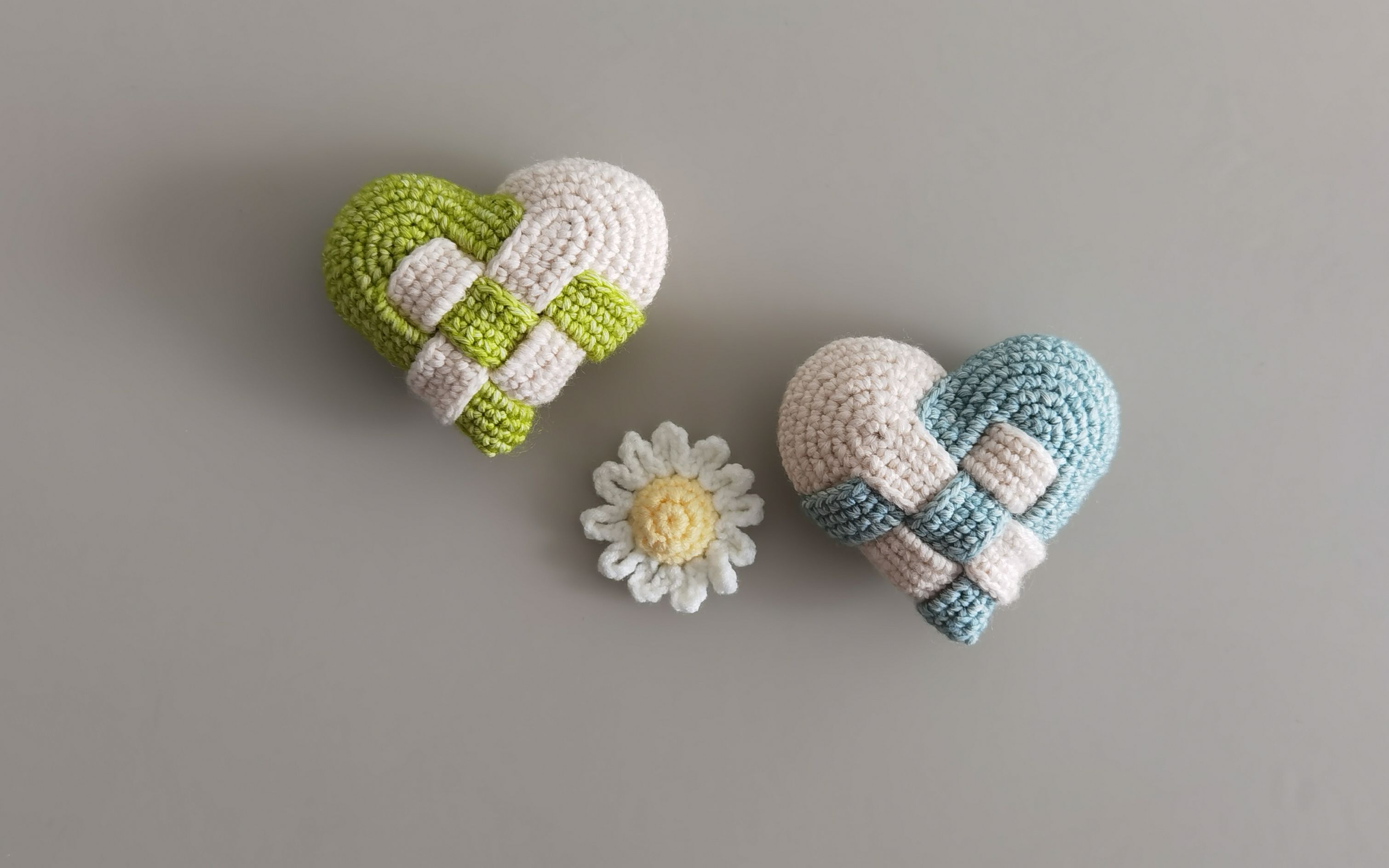 爱的另一半缺你不可,爱的交互丹麦之心钩织教程