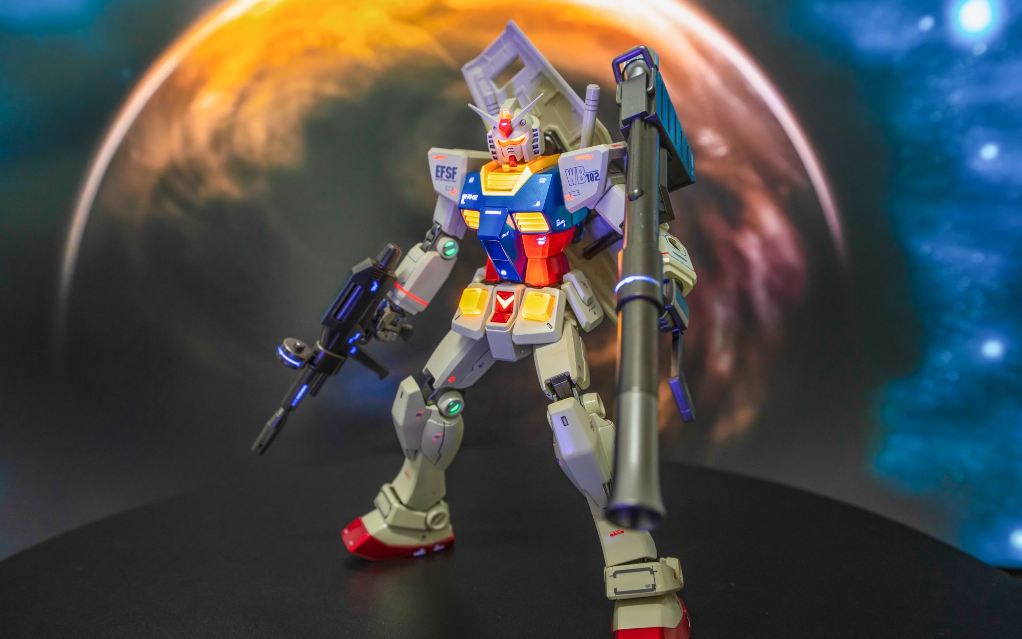 hg新生元祖荧光漆喷涂展示_哔哩哔哩_bilibili