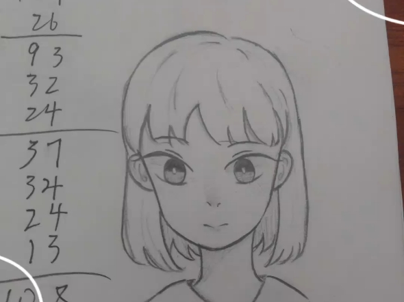 今天画个初中生(尺v尺)(不喜勿喷)