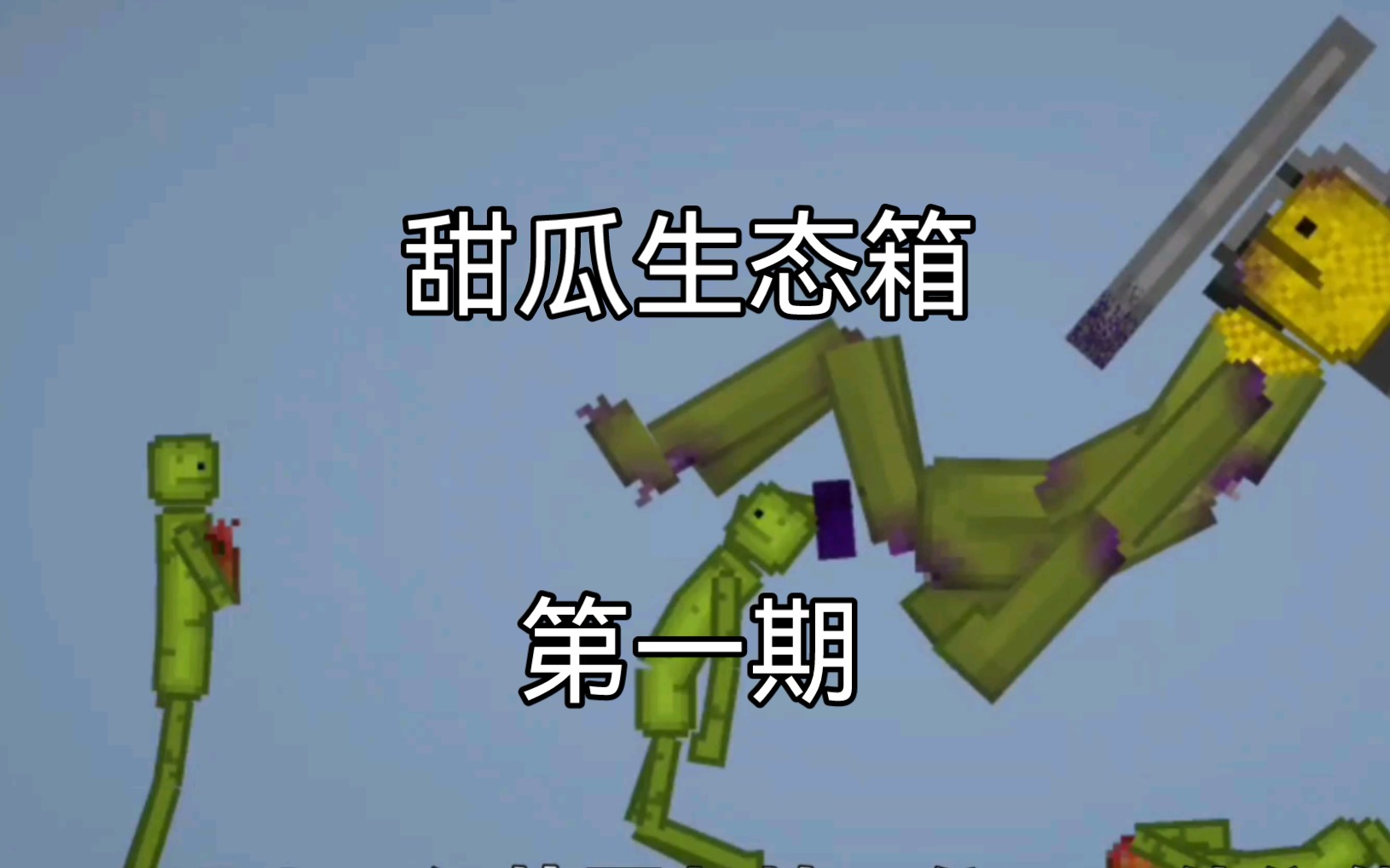 [图]甜瓜生态箱：第一期