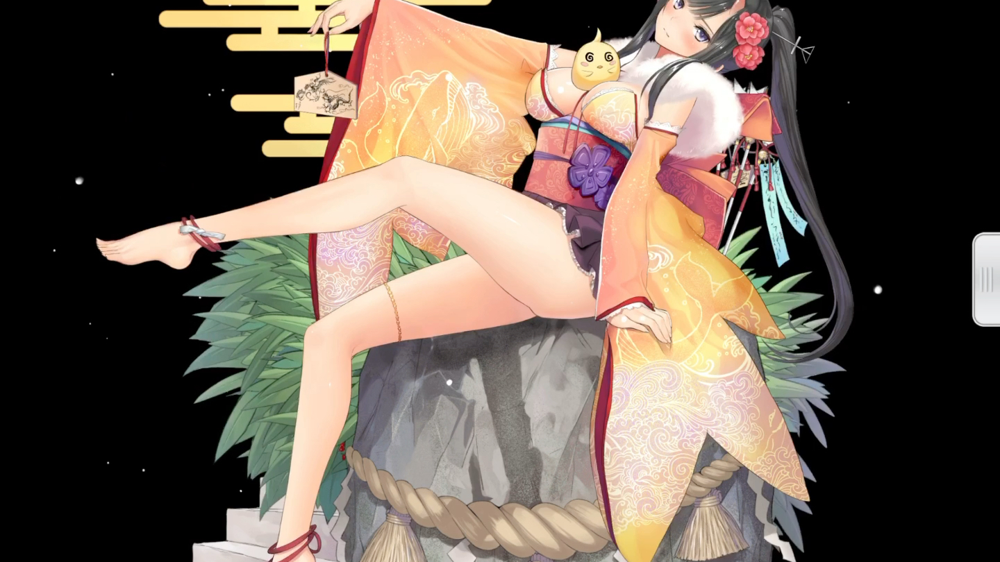 碧蓝航线 龙凤 l2d 摸头动画