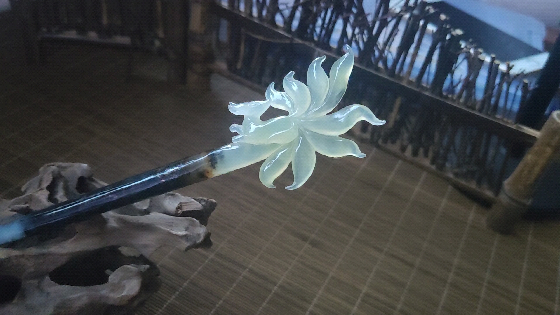 岫玉发簪上新 国风梅花来袭