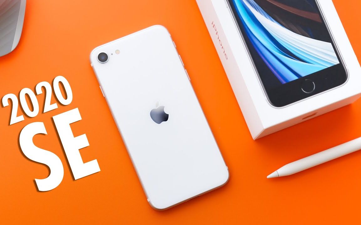 纯美白色新iphone se 2020開箱测评 a13仿生cpu   touch id