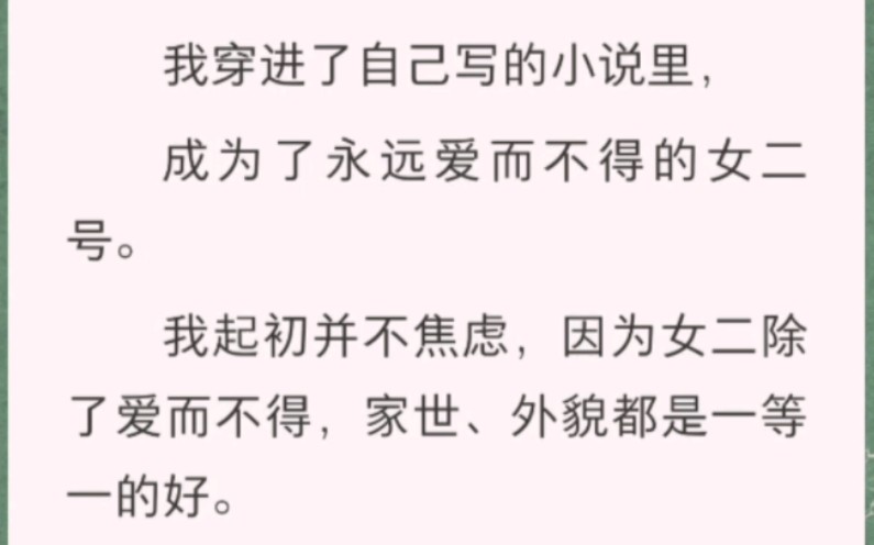 我穿进了自己写的小说里,成为了永远爱而不得的女二号哔哩哔哩bilibili