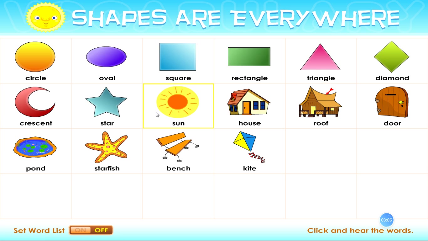 [图]淮滨县山姆少儿英语米迪课程《Shapes are everywhere》lesson 5