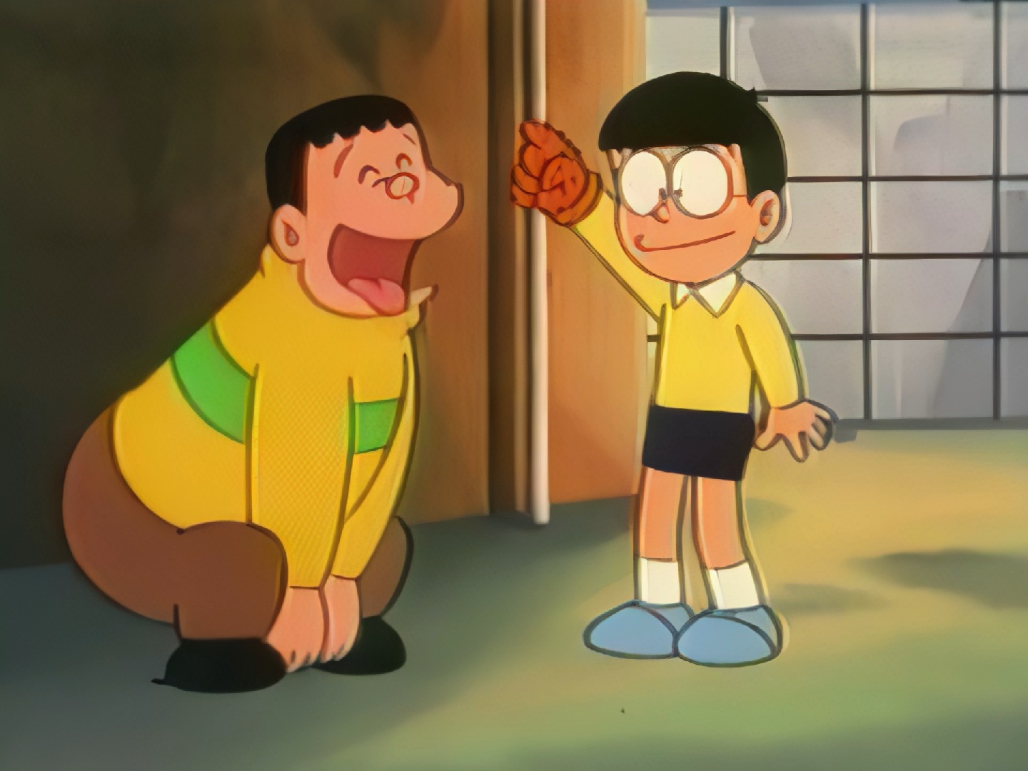 【ai高清修复版】哆啦a梦第19话《驯兽手套》