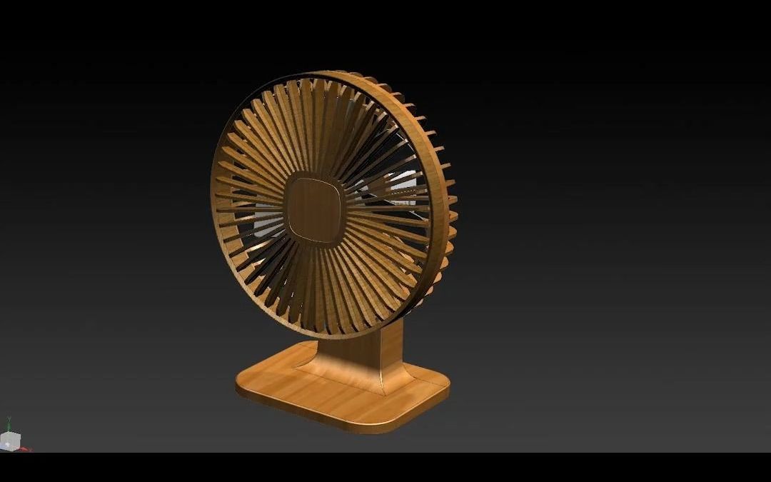 ug小风扇渲染效果