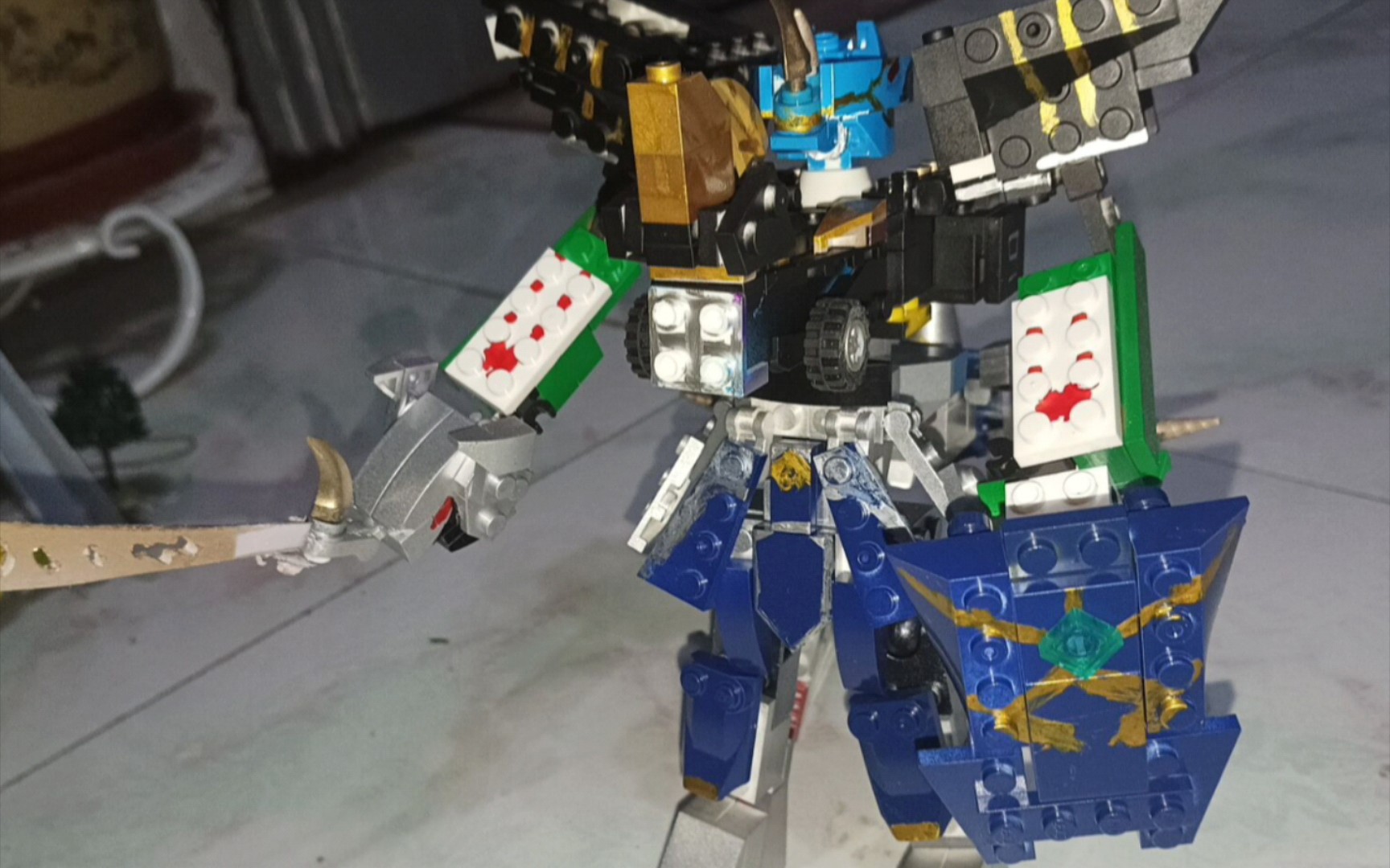 超级战队犀牛机体跨越合体 野性帝王诞生 超兽百兽兽拳动物战队乐高