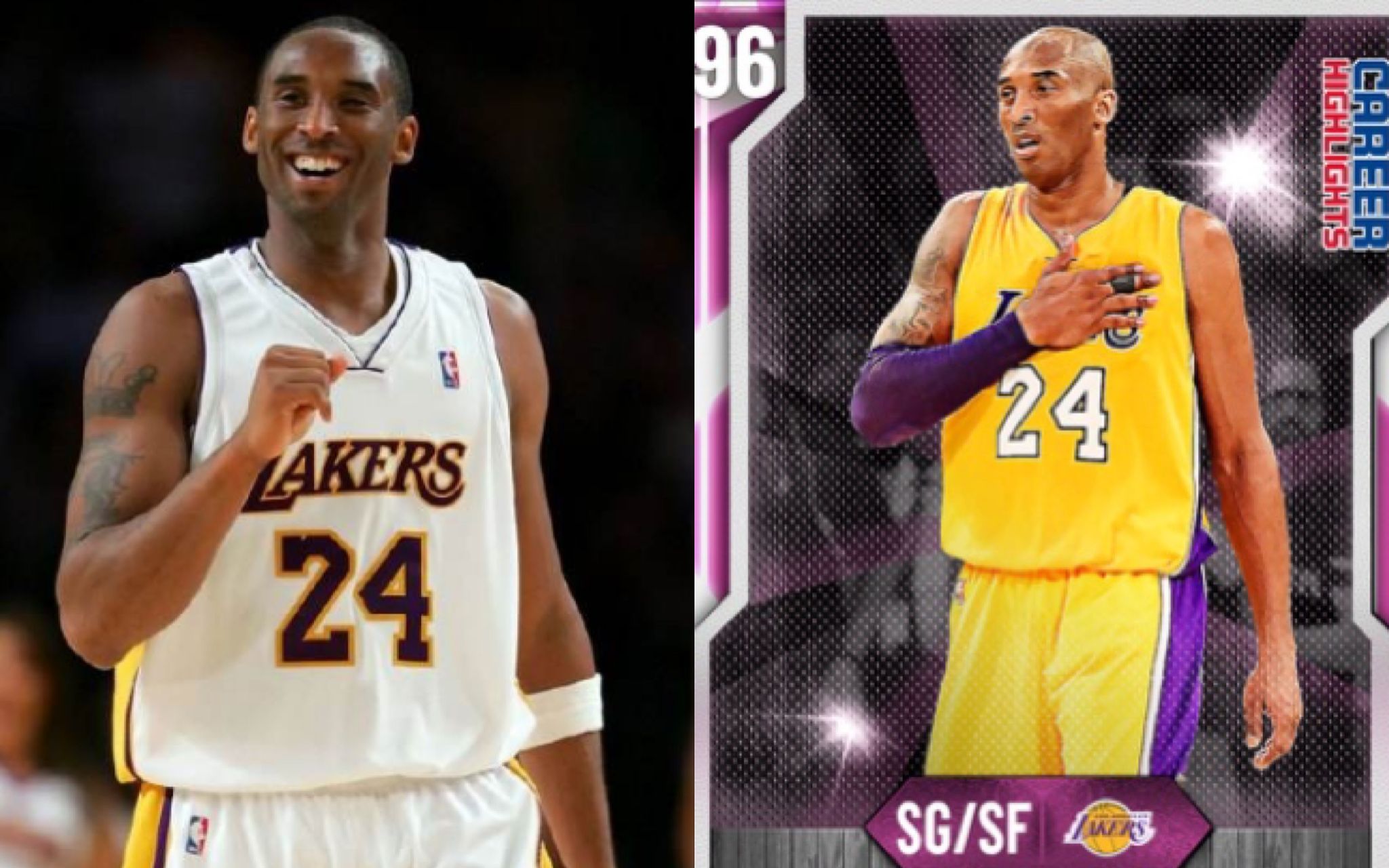 活动作品nba2k20粉钻科比无论这张卡属性如何我们都爱你