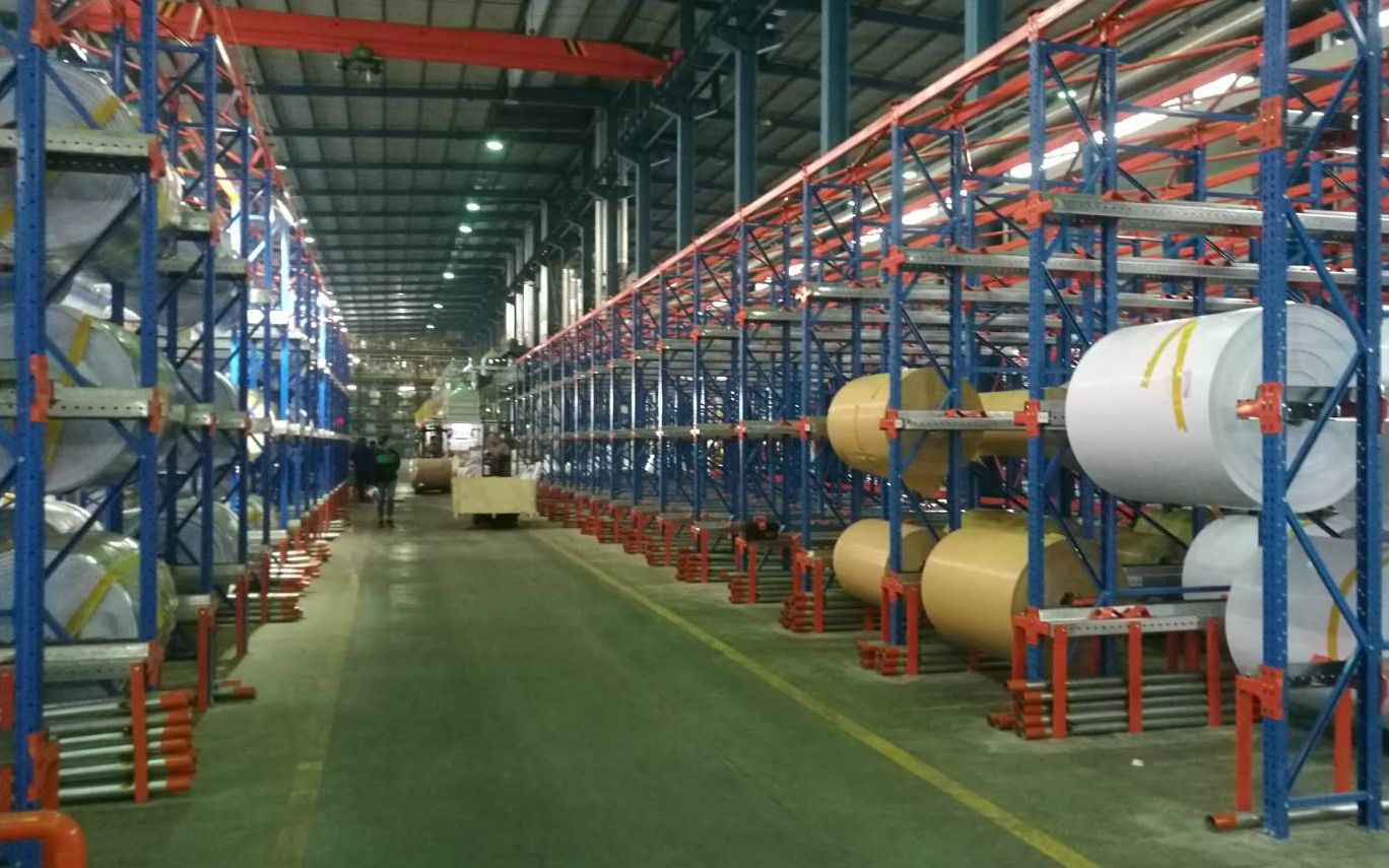 贯通式货架存储卷料,又整洁又方便还省空间!_哔哩哔哩_bilibili