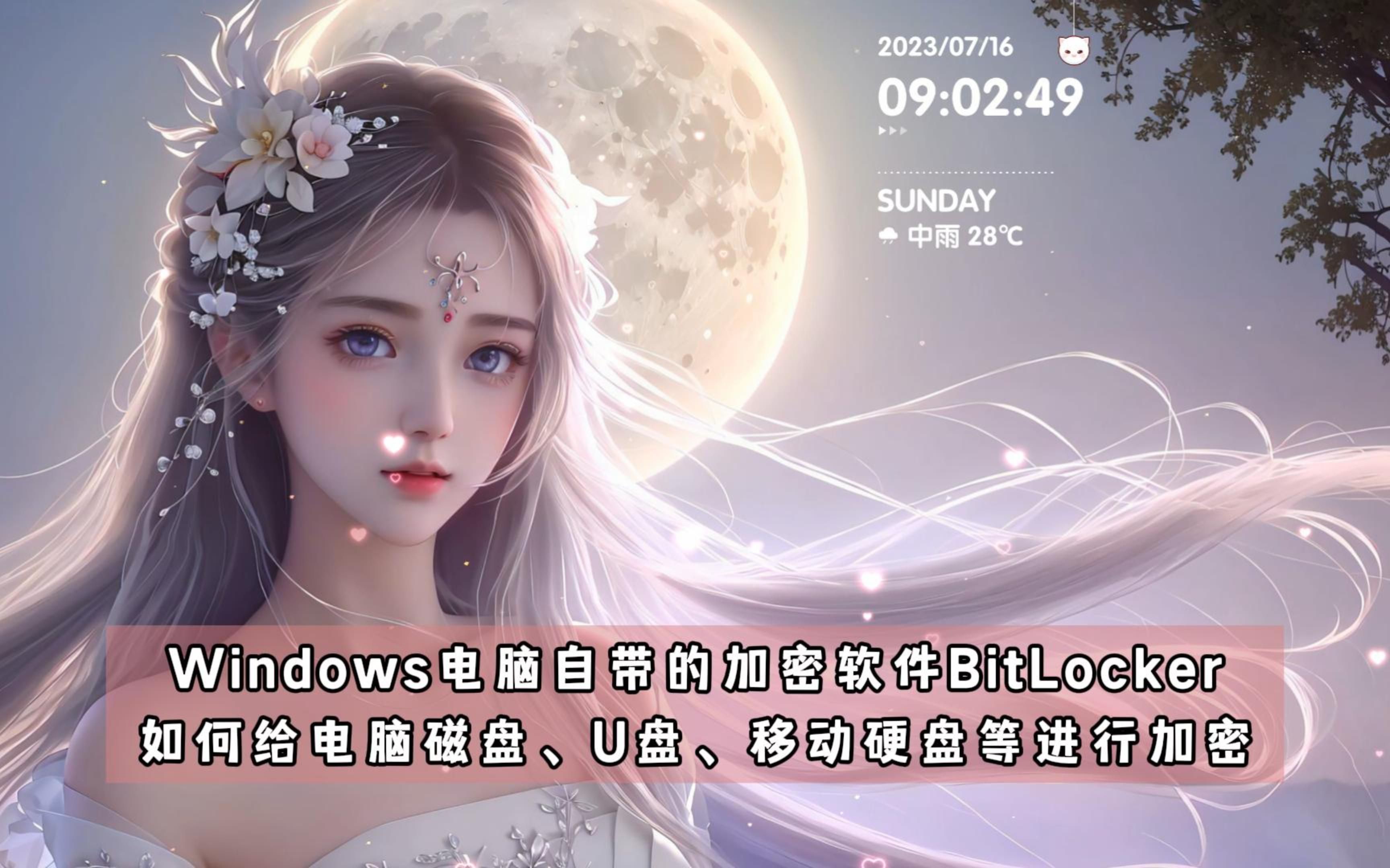 Windows电脑自带的加密软件BitLocker如何给电脑磁盘,U盘,移动硬盘等进行加密哔哩哔哩bilibili