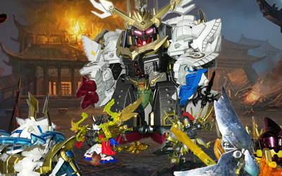 蓝暴测评第二季bb战士三国传战神合身蚩尤高达