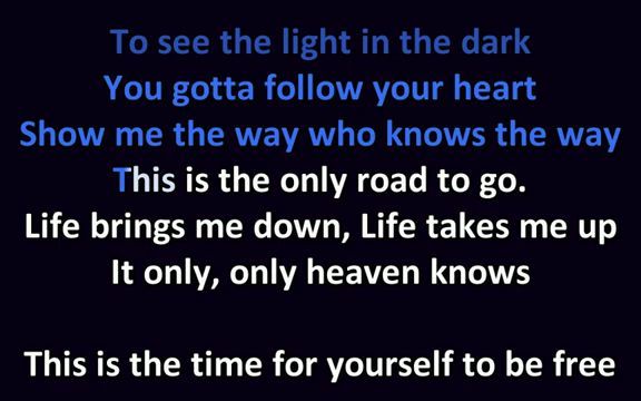 [图]【伴奏】Scorpions - "Follow Your Heart"