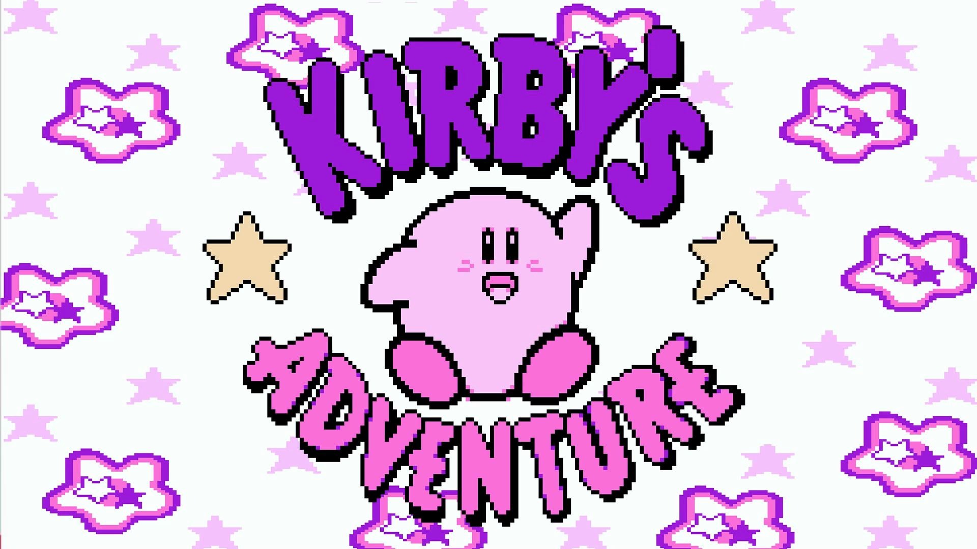 title screen - kirbys adventure
