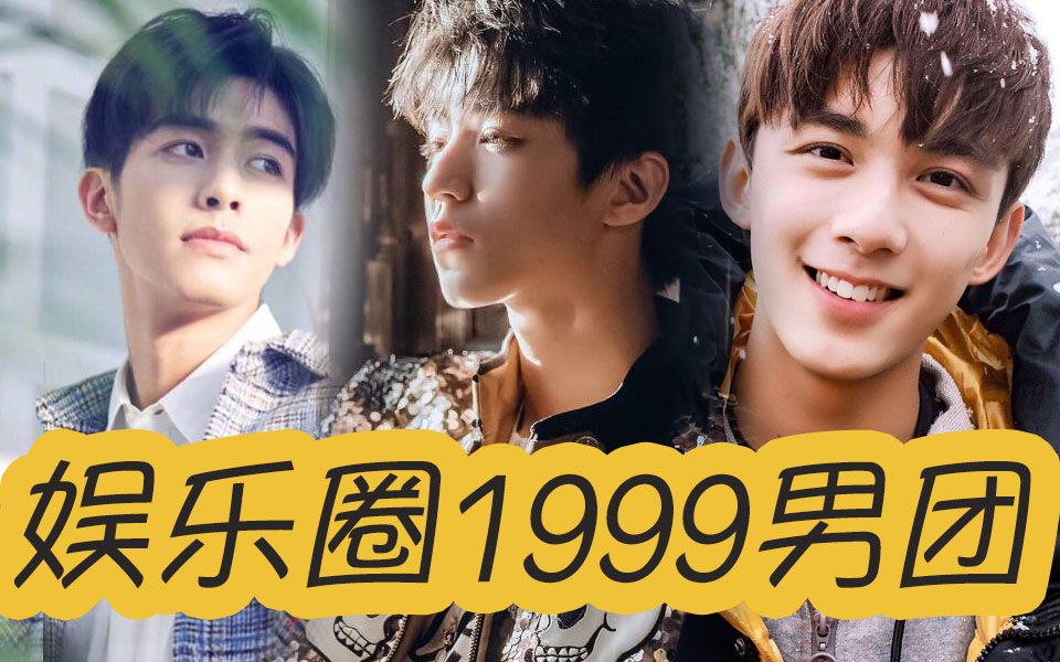 娱乐圈1999男团,99年是什么神仙年啊哔哩哔哩bilibili