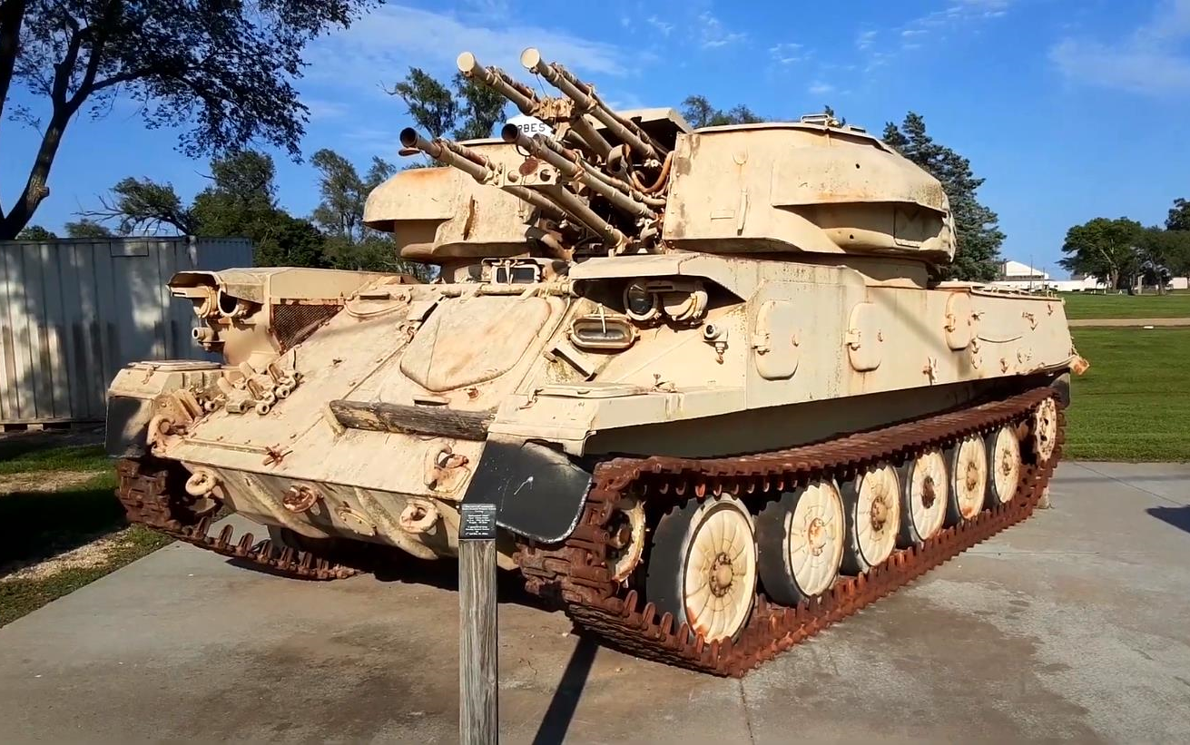 堪萨斯国民警卫队博物馆zsu234sp自行高炮伊拉克版20208