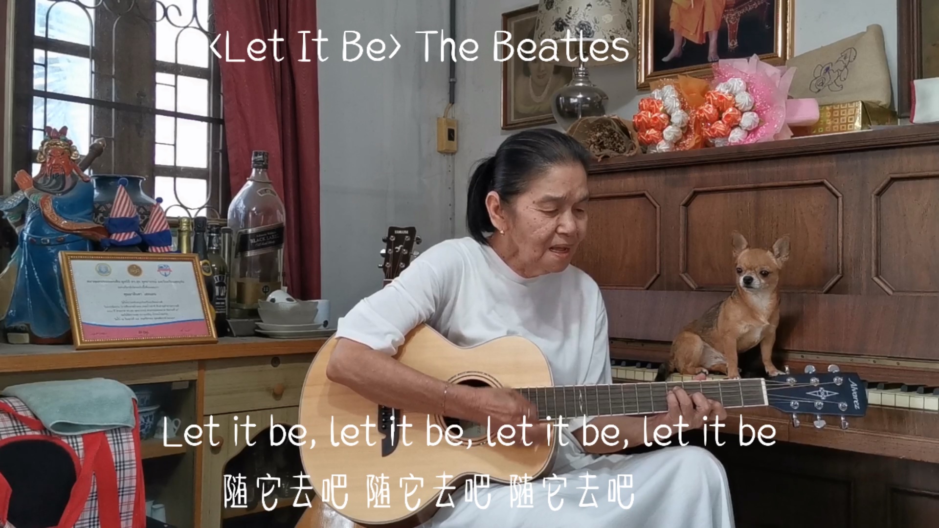 [图]【玛琳达奶奶】顺其自然 Let It Be 愿你没有解不开的结，与这个世界和解，与自己和解…