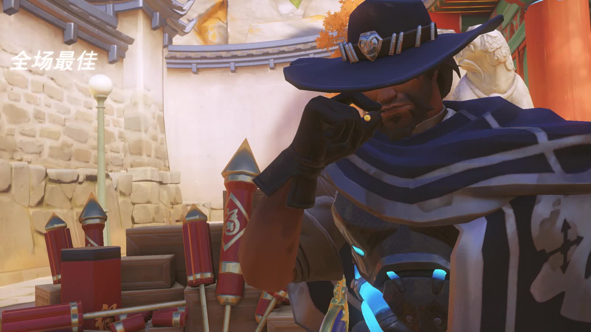 【守望先锋】麦克雷:天使走位骚气啊,全躲开了.