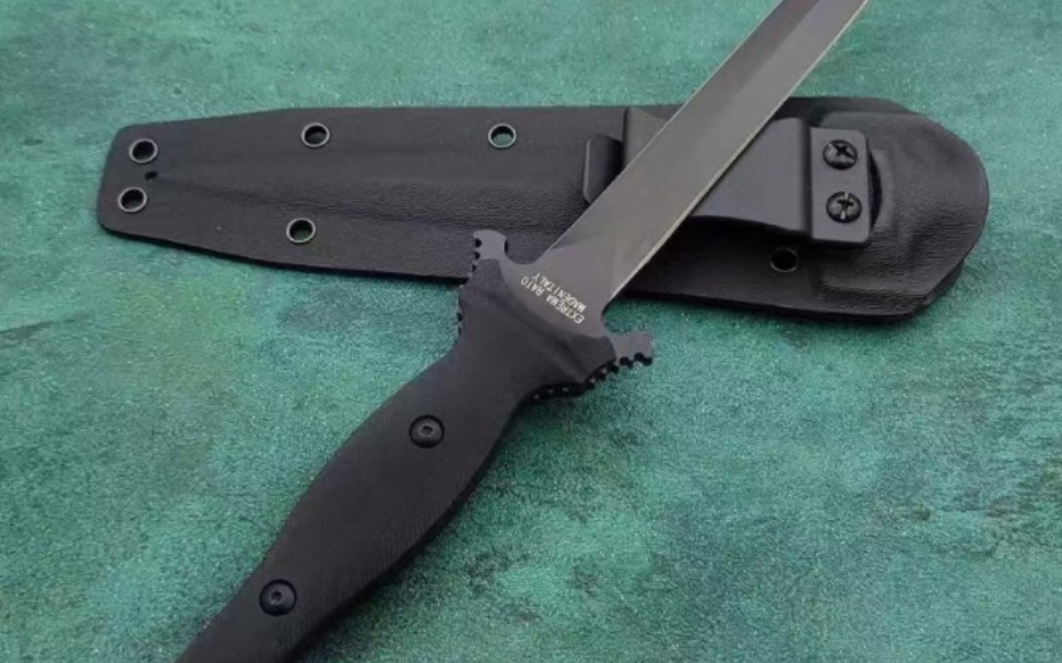 极端武力震爆者双刃战术短剑 k鞘匕首展示