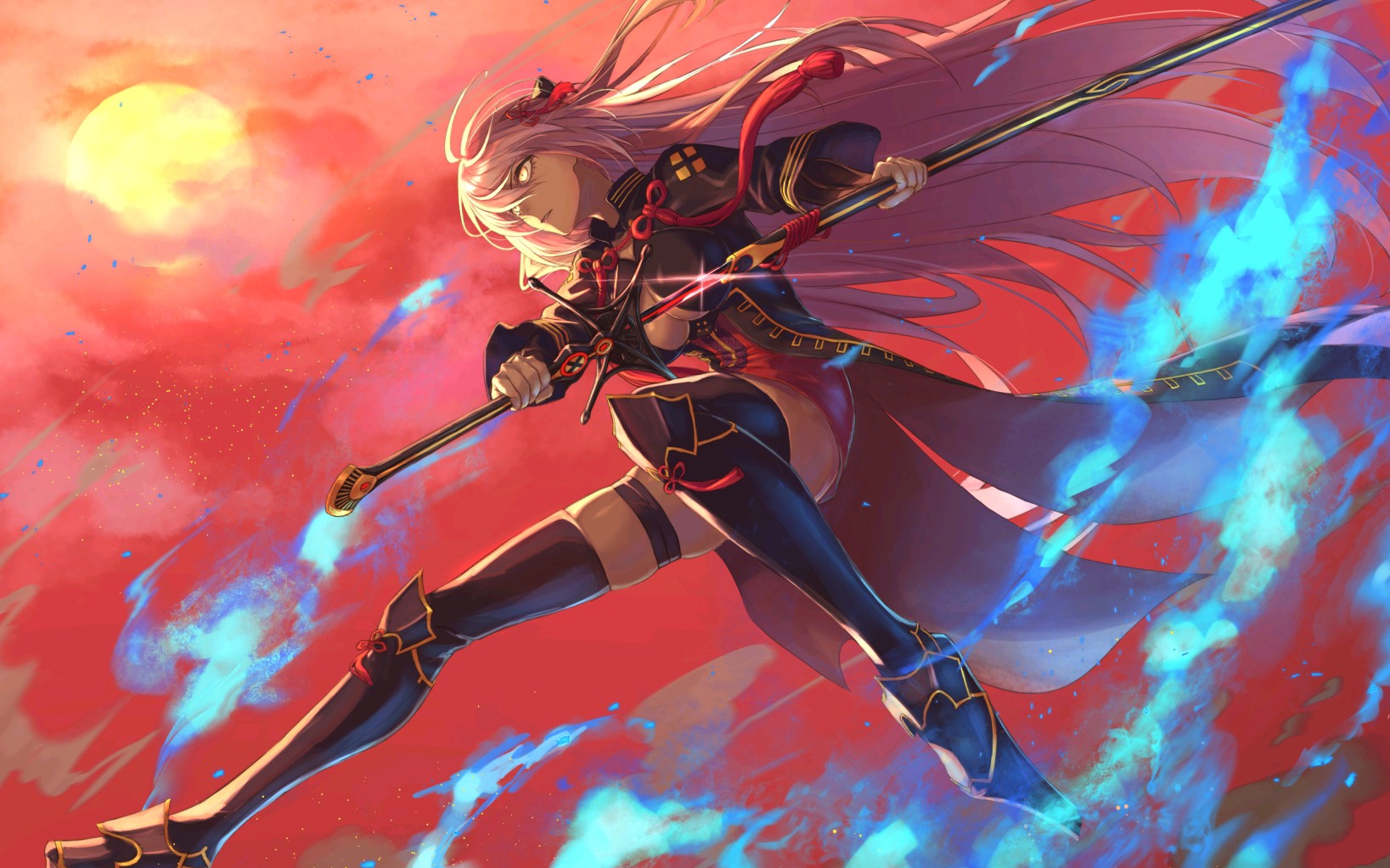 【fgo】【魔神总司单挑】此乃仅为一次闪耀而成之身_哔哩哔哩 (゜-゜)