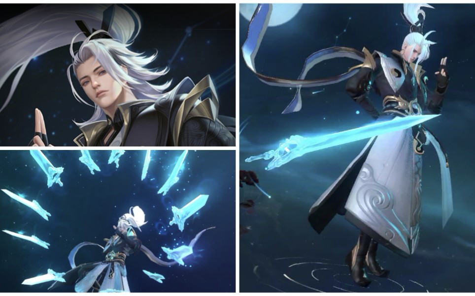 《传说对决》台服诸葛亮实战视频,鹤羽星尊?剑道尘心?