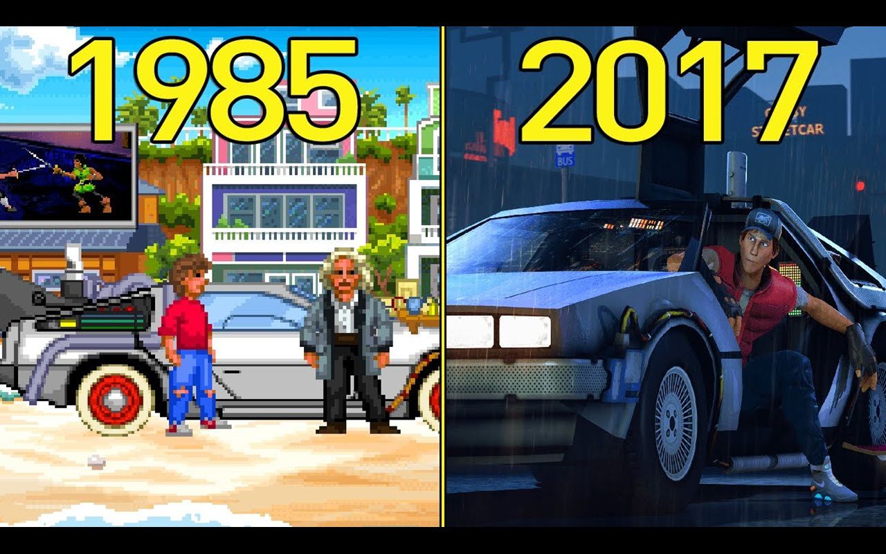 [图]【进化史】回到未来系列游戏进化史 Back to the Future Games 1985-2017