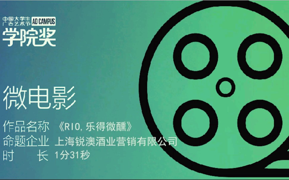 【学院奖|RIO鸡尾酒】哔哩哔哩bilibili