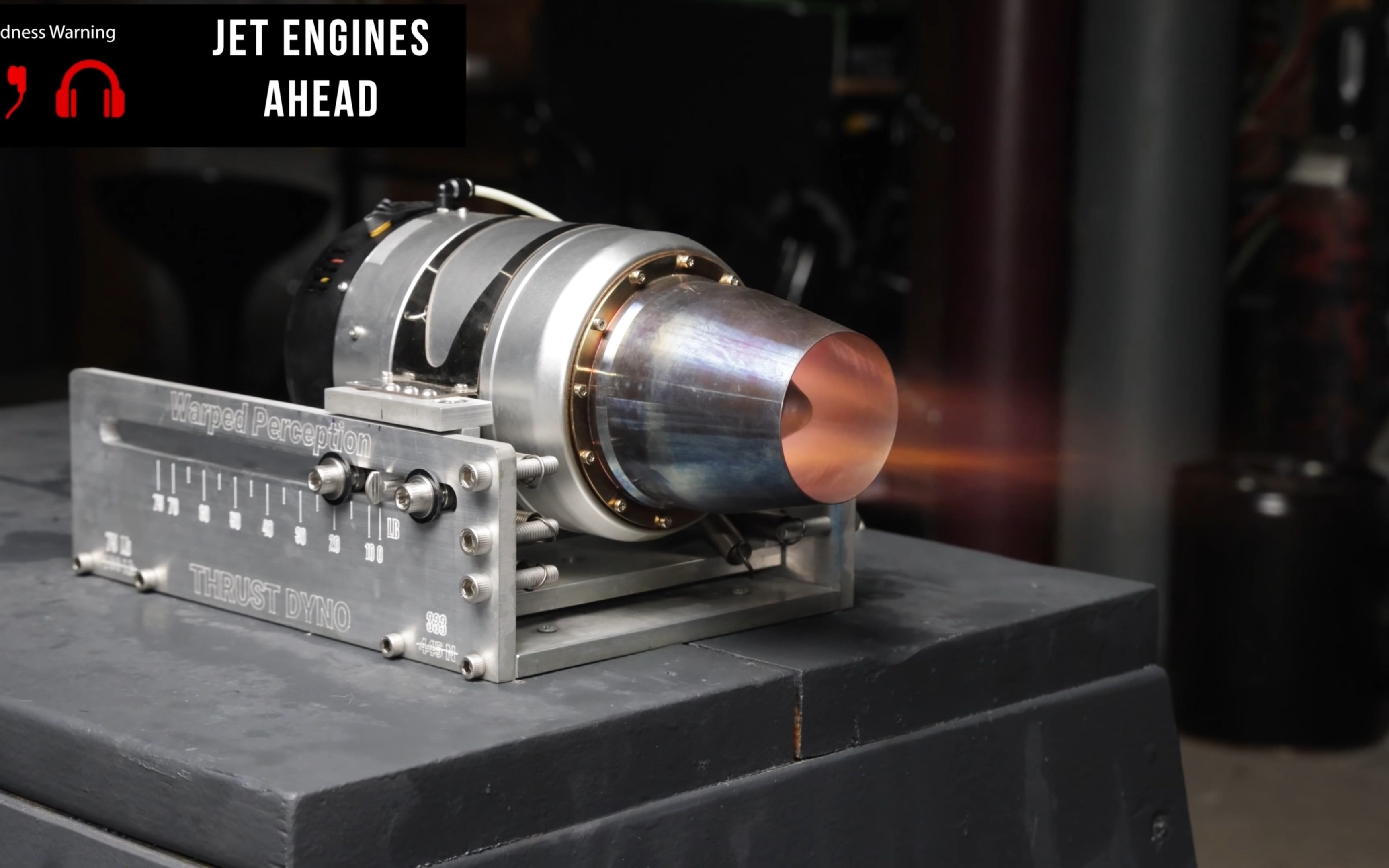 喷气发动机推力测试-燃油实验(航空煤油,柴油,生物柴油,氢柴油)