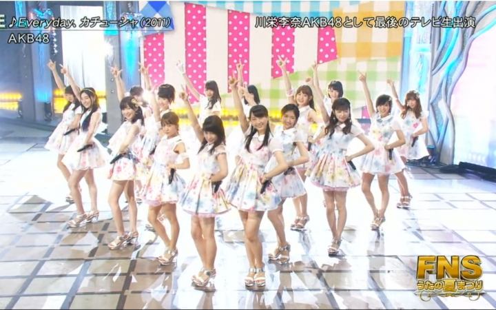AKBx乃木坂】150729 FNS夏季歌谣祭2015 48G+乃团LIVE cut【9首