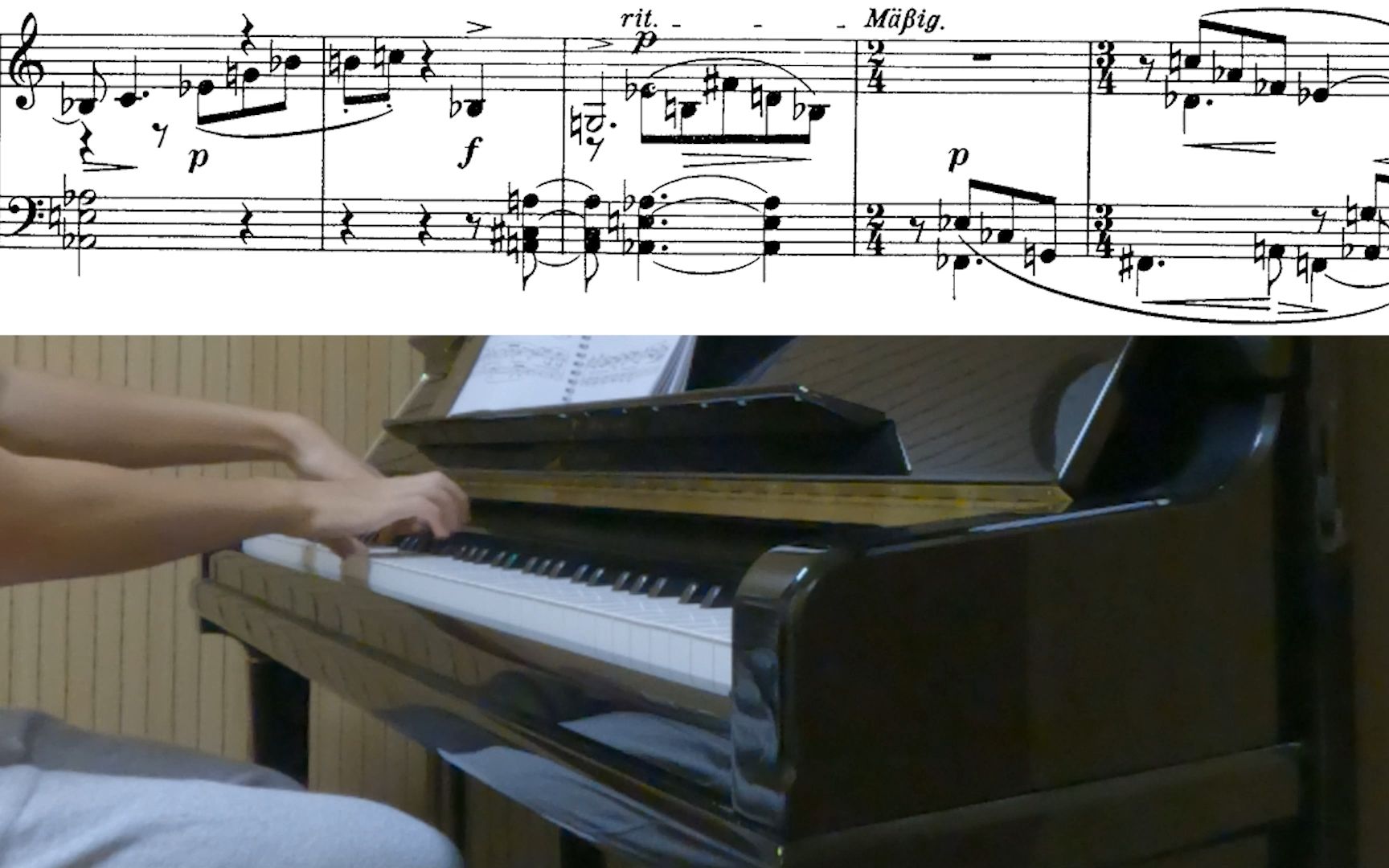 【勋伯格】三首钢琴作品,第一 | drei klavierstücke, op.11 no.