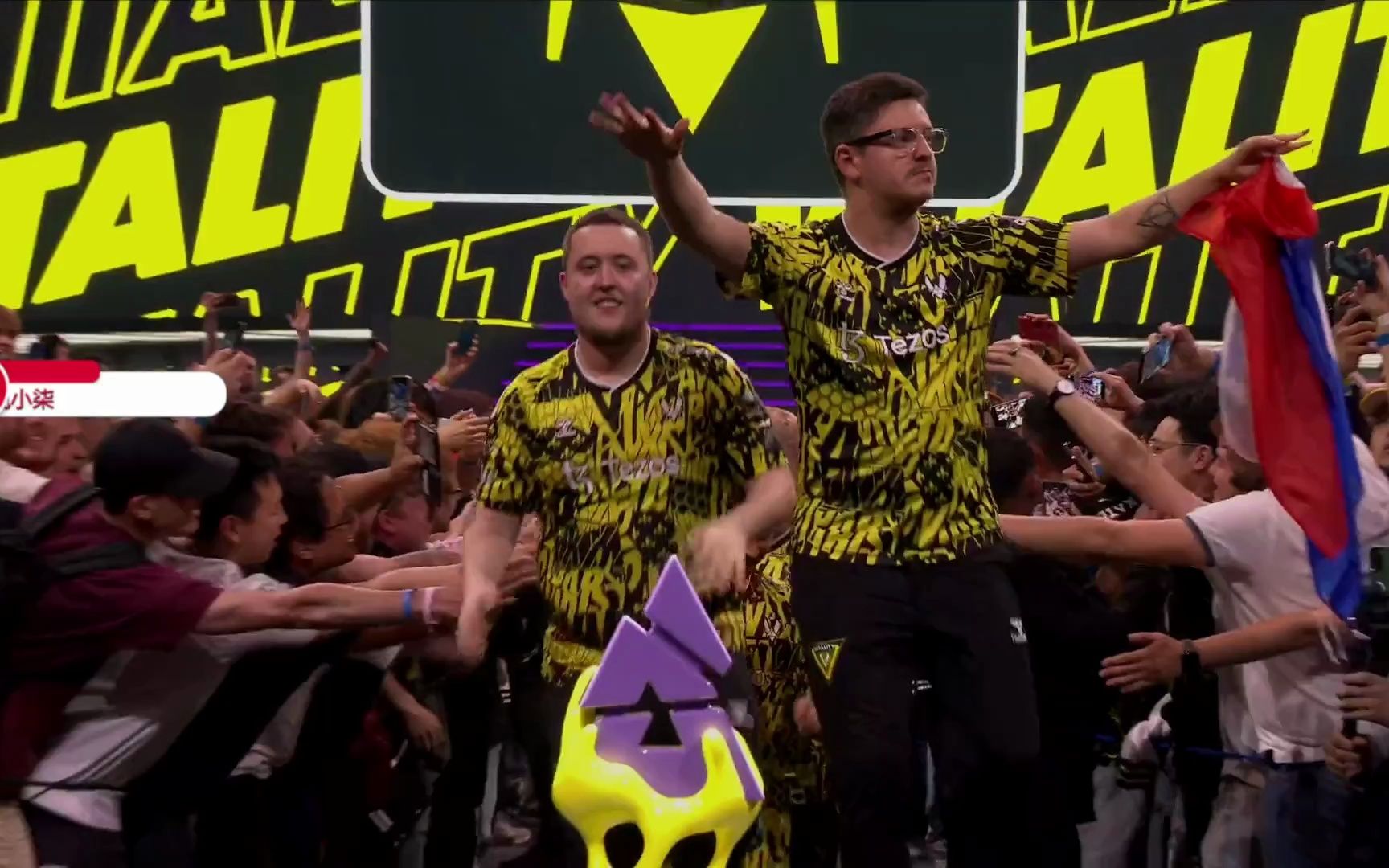 vitality夺冠捧杯