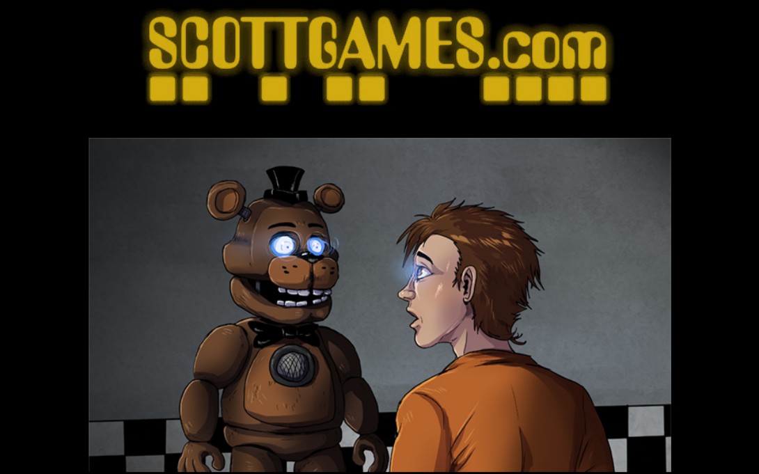 fnaf進化史:scott官網所有的預告圖(更新至vr)