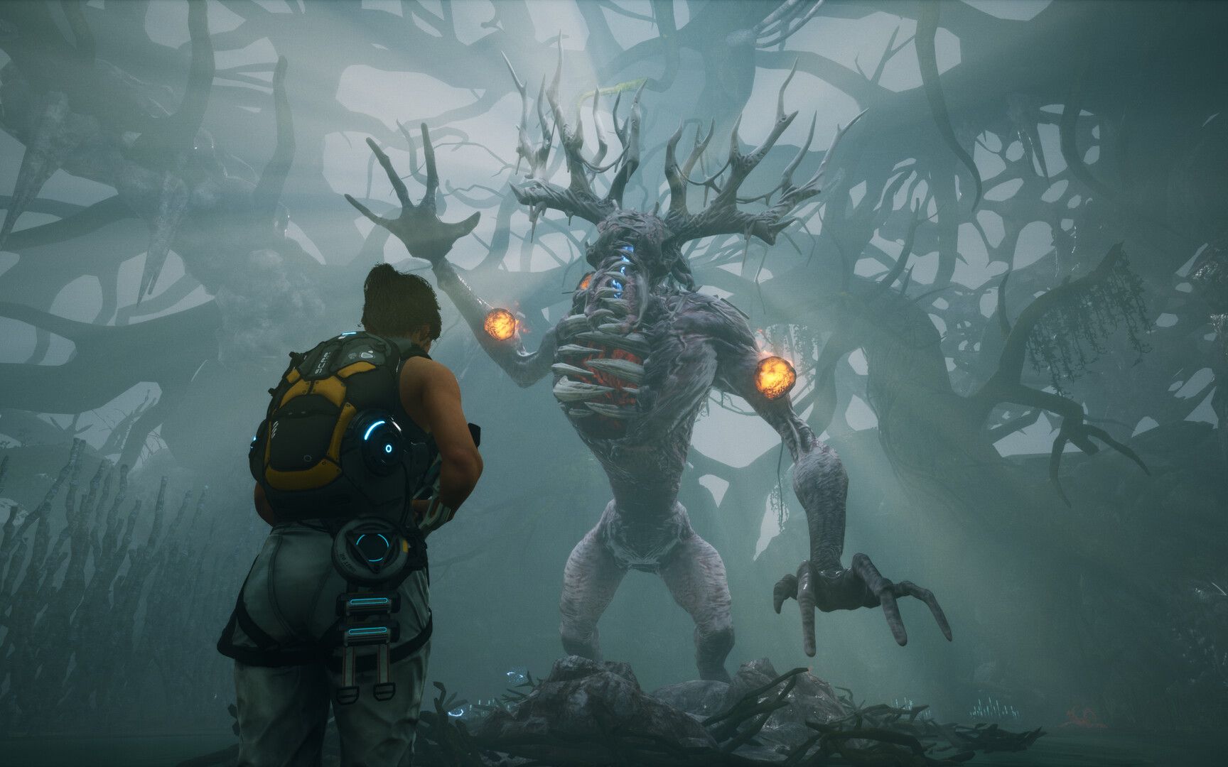 【全网首发】最新克苏鲁风格恐怖游戏《scars above》完整实况流程!